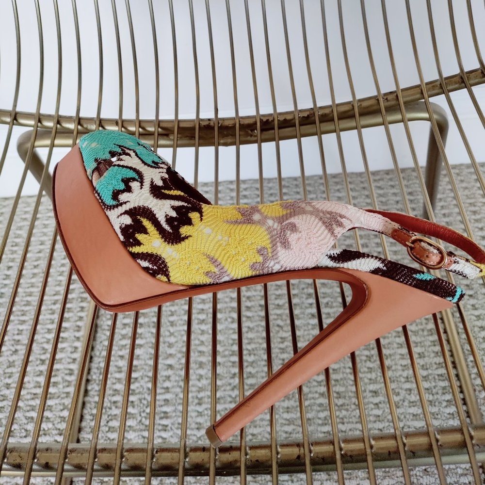 NIB $459 MIssoni slingbacks IT 40 US 9‎ - Picture 3 of 6